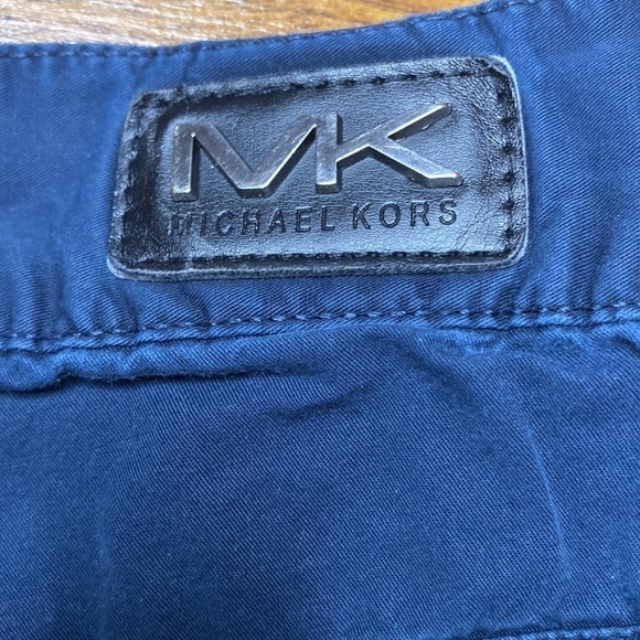 🌷 Michael Kors 🌷100% Cotton  Navy Blue Pants Plus - Picture 1 of 5
